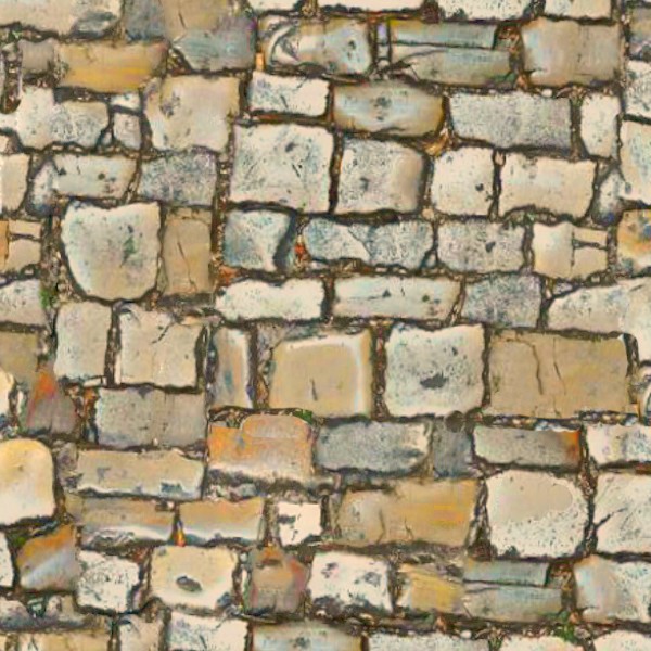 Textures   -   ARCHITECTURE   -   ROADS   -   Paving streets   -   Damaged cobble  - Damaged street paving cobblestone texture seamless 07455 - HR Full resolution preview demo