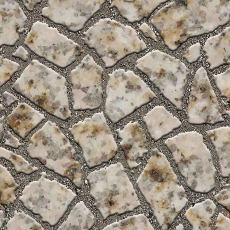 Textures   -   ARCHITECTURE   -   PAVING OUTDOOR   -   Flagstone  - Granite paving flagstone texture seamless 05877 - HR Full resolution preview demo