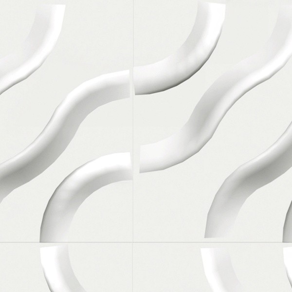 Textures   -   ARCHITECTURE   -   DECORATIVE PANELS   -   3D Wall panels   -   White panels  - White interior 3D wall panel texture seamless 02941 - HR Full resolution preview demo