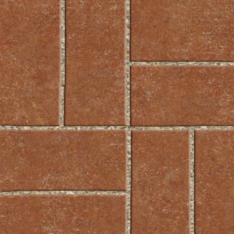 Textures   -   ARCHITECTURE   -   PAVING OUTDOOR   -   Terracotta   -   Blocks regular  - Cotto paving outdoor regular blocks texture seamless 06652 - HR Full resolution preview demo