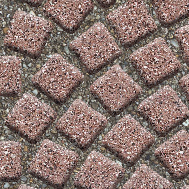 Textures   -   ARCHITECTURE   -   ROADS   -   Paving streets   -   Cobblestone  - Porfido street paving cobblestone texture seamless 07347 - HR Full resolution preview demo