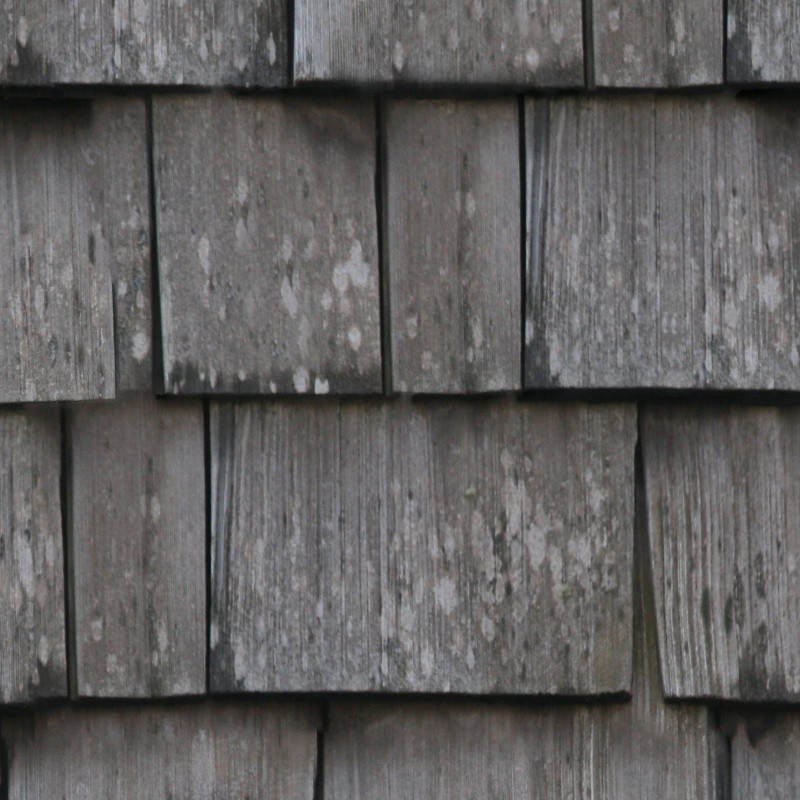 Wood Shingle Roof Texture Seamless 03793