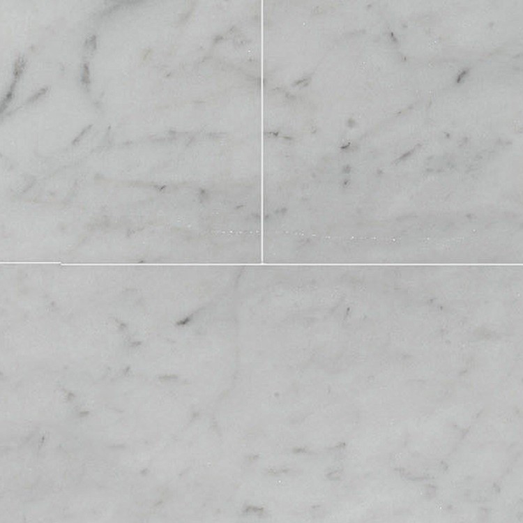 Textures   -   ARCHITECTURE   -   TILES INTERIOR   -   Marble tiles   -   White  - Carrara white marble floor tile texture seamless 14818 - HR Full resolution preview demo