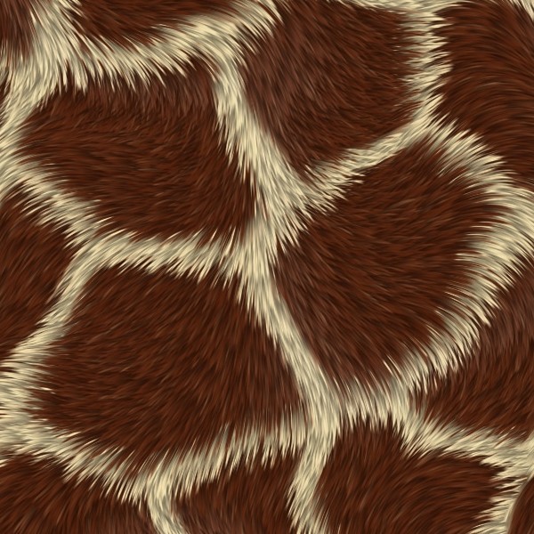 Textures   -   MATERIALS   -   FUR ANIMAL  - Giraffe faux fake fur animal texture seamless 09567 - HR Full resolution preview demo