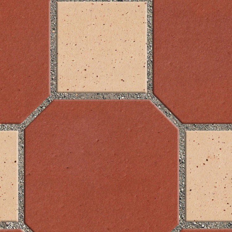 Textures   -   ARCHITECTURE   -   PAVING OUTDOOR   -   Terracotta   -   Blocks mixed  - Paving cotto mixed size texture seamless 06583 - HR Full resolution preview demo