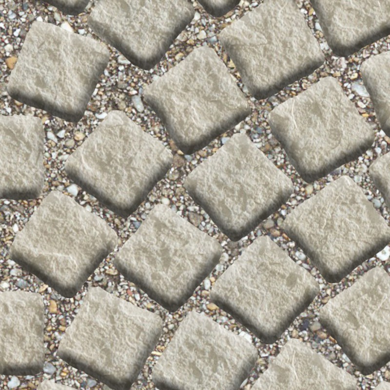 Textures   -   ARCHITECTURE   -   ROADS   -   Paving streets   -   Cobblestone  - Porfido street paving cobblestone texture seamless 07349 - HR Full resolution preview demo