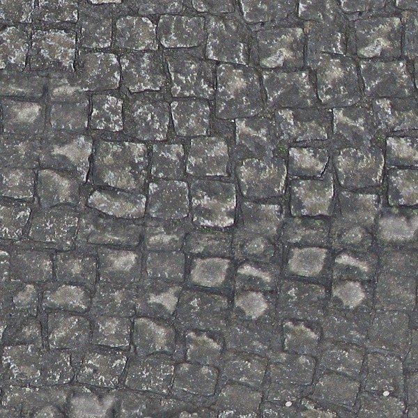 Textures   -   ARCHITECTURE   -   ROADS   -   Paving streets   -   Damaged cobble  - Damaged street paving cobblestone texture seamless 07460 - HR Full resolution preview demo