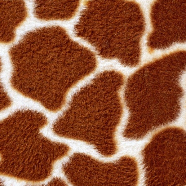 Textures   -   MATERIALS   -   FUR ANIMAL  - Giraffe faux fake fur animal texture seamless 09568 - HR Full resolution preview demo