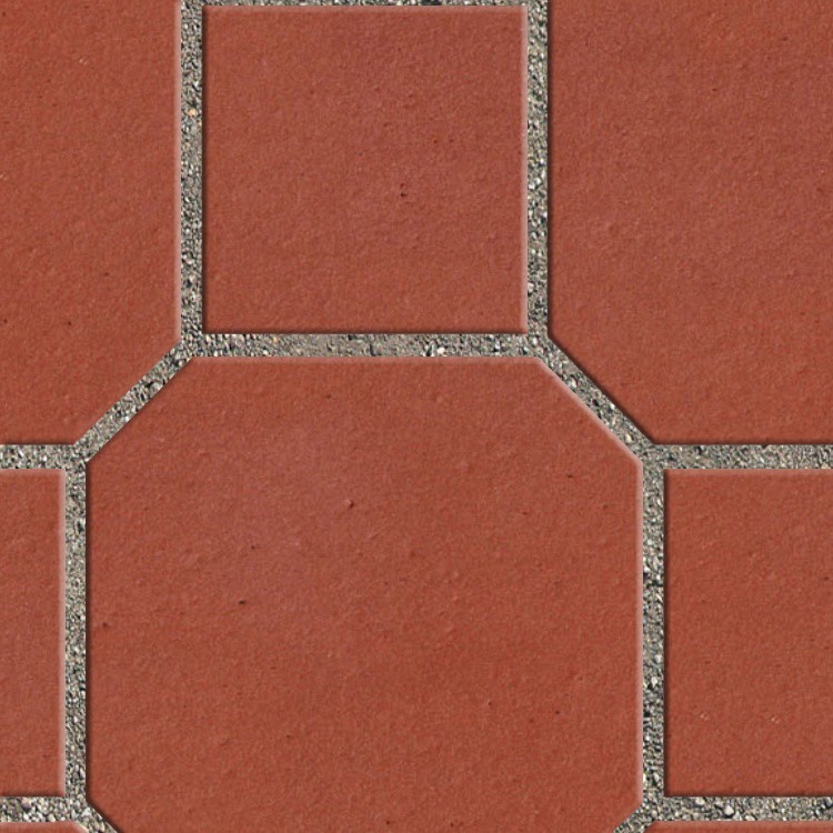 Textures   -   ARCHITECTURE   -   PAVING OUTDOOR   -   Terracotta   -   Blocks mixed  - Paving cotto mixed size texture seamless 06584 - HR Full resolution preview demo