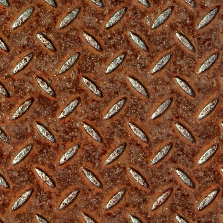 rusty metal plate texture