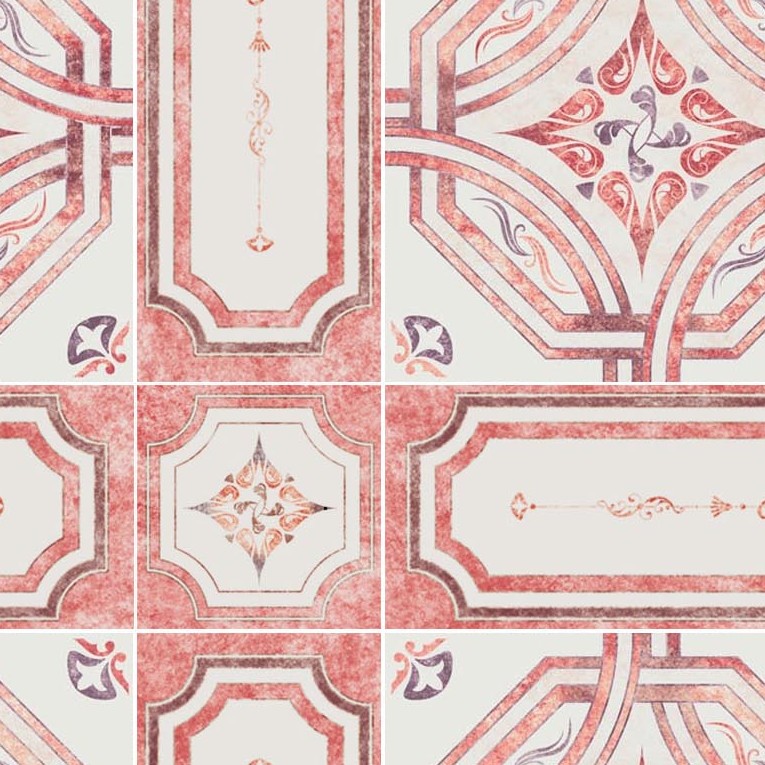Textures   -   ARCHITECTURE   -   TILES INTERIOR   -   Ornate tiles   -   Geometric patterns  - Ceramic floor tile geometric patterns texture seamless 18878 - HR Full resolution preview demo