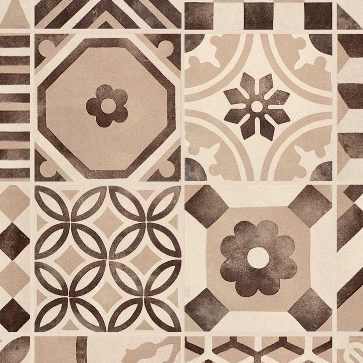 Textures   -   ARCHITECTURE   -   TILES INTERIOR   -   Ornate tiles   -   Patchwork  - Patchwork tile texture seamless 16607 - HR Full resolution preview demo