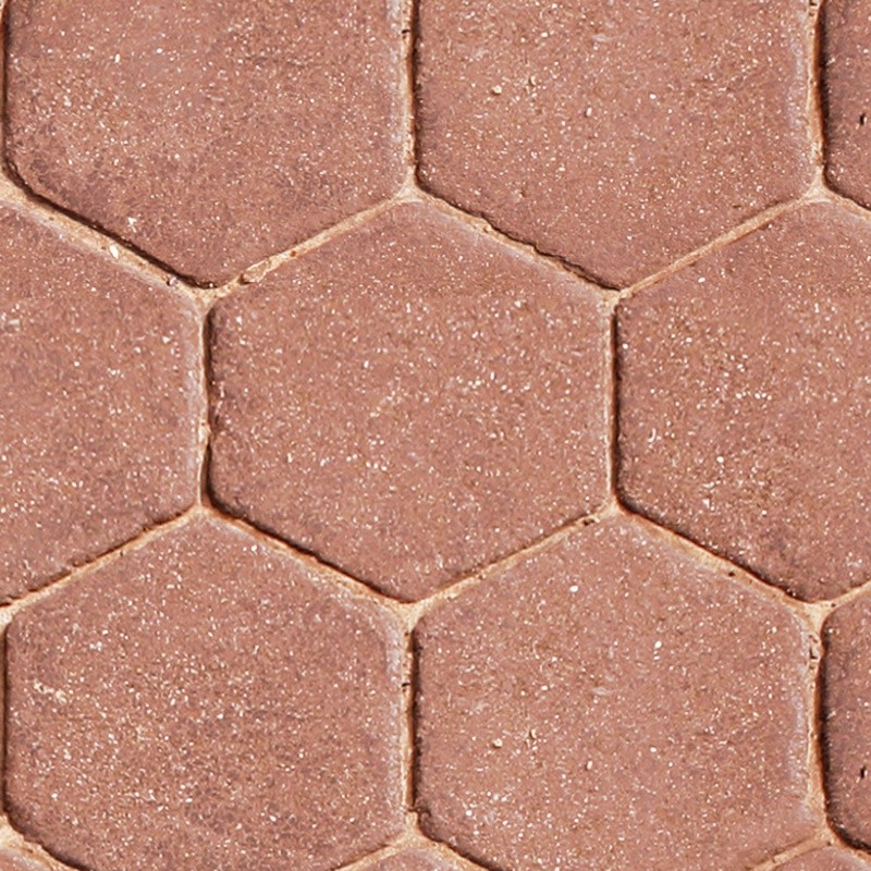Textures   -   ARCHITECTURE   -   PAVING OUTDOOR   -   Hexagonal  - Concrete paving outdoor hexagonal texture seamless 06002 - HR Full resolution preview demo