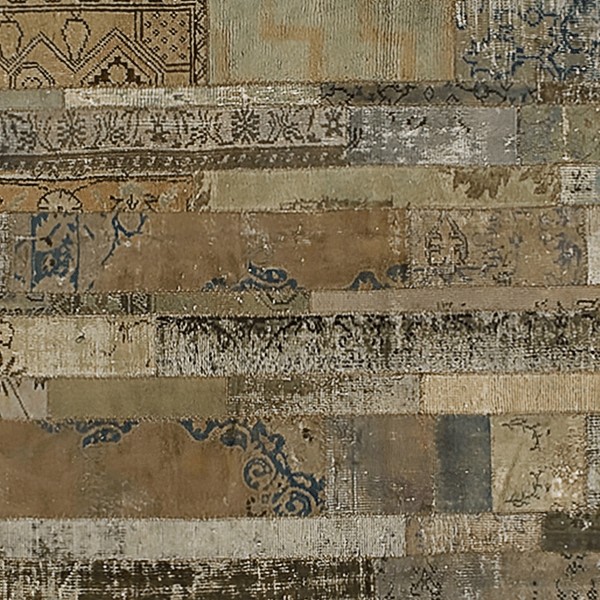Textures   -   MATERIALS   -   RUGS   -   Vintage faded rugs  - Vintage worn patchwork rug texture 19939 - HR Full resolution preview demo