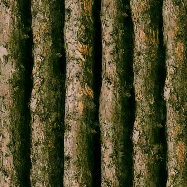 Textures   -   ARCHITECTURE   -   WOOD PLANKS   -   Wood fence  - Fence trunks wood texture seamless 09401 - HR Full resolution preview demo