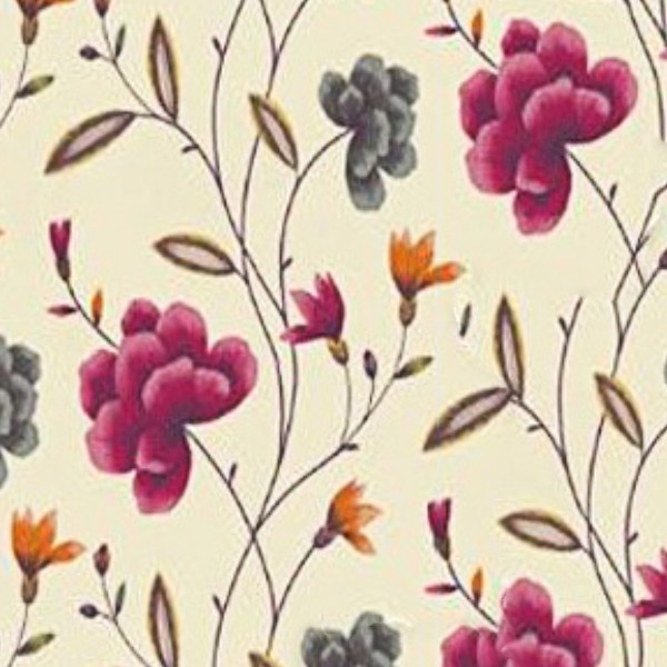 Textures   -   MATERIALS   -   WALLPAPER   -   Floral  - Floral wallpaper texture seamless 11003 - HR Full resolution preview demo