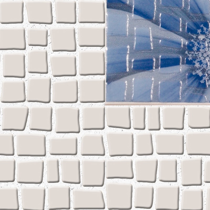 Textures   -   ARCHITECTURE   -   TILES INTERIOR   -   Mosaico   -   Mixed format  - Mosaico floreal tiles texture seamless 15556 - HR Full resolution preview demo