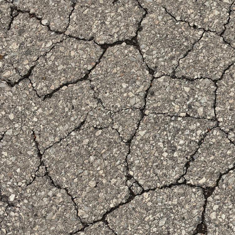 Textures   -   ARCHITECTURE   -   ROADS   -   Asphalt damaged  - Damaged asphalt texture seamless 07331 - HR Full resolution preview demo