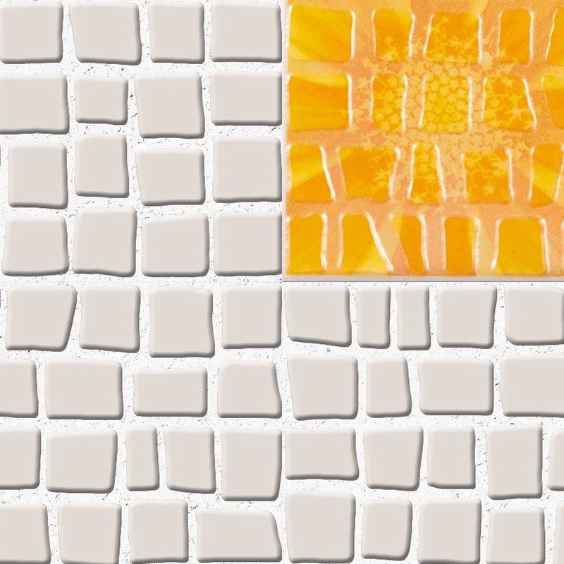 Textures   -   ARCHITECTURE   -   TILES INTERIOR   -   Mosaico   -   Mixed format  - Mosaico floreal tiles texture seamless 15557 - HR Full resolution preview demo