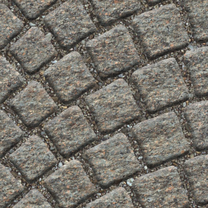 Textures   -   ARCHITECTURE   -   ROADS   -   Paving streets   -   Cobblestone  - Street paving cobblestone texture seamless 07357 - HR Full resolution preview demo