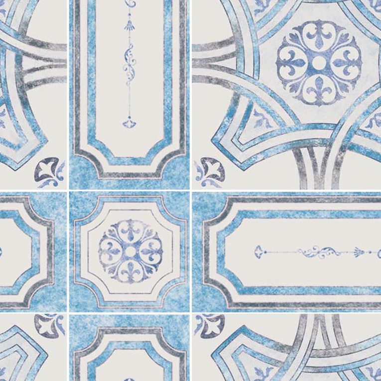 Textures   -   ARCHITECTURE   -   TILES INTERIOR   -   Ornate tiles   -   Geometric patterns  - Ceramic floor tile geometric patterns texture seamless 18884 - HR Full resolution preview demo