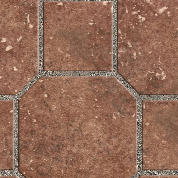 Textures   -   ARCHITECTURE   -   PAVING OUTDOOR   -   Terracotta   -   Blocks mixed  - Paving cotto mixed size texture seamless 06592 - HR Full resolution preview demo
