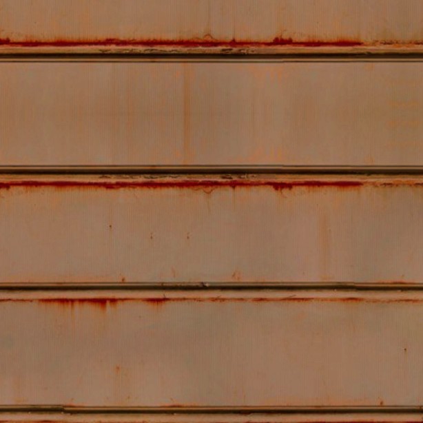 Textures   -   MATERIALS   -   METALS   -   Corrugated  - Rusted painted corrugated metal texture seamless 09943 - HR Full resolution preview demo