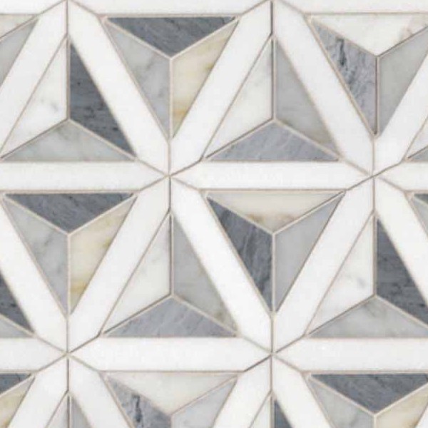 Geometric pattern white marble floor tile texture seamless 21143