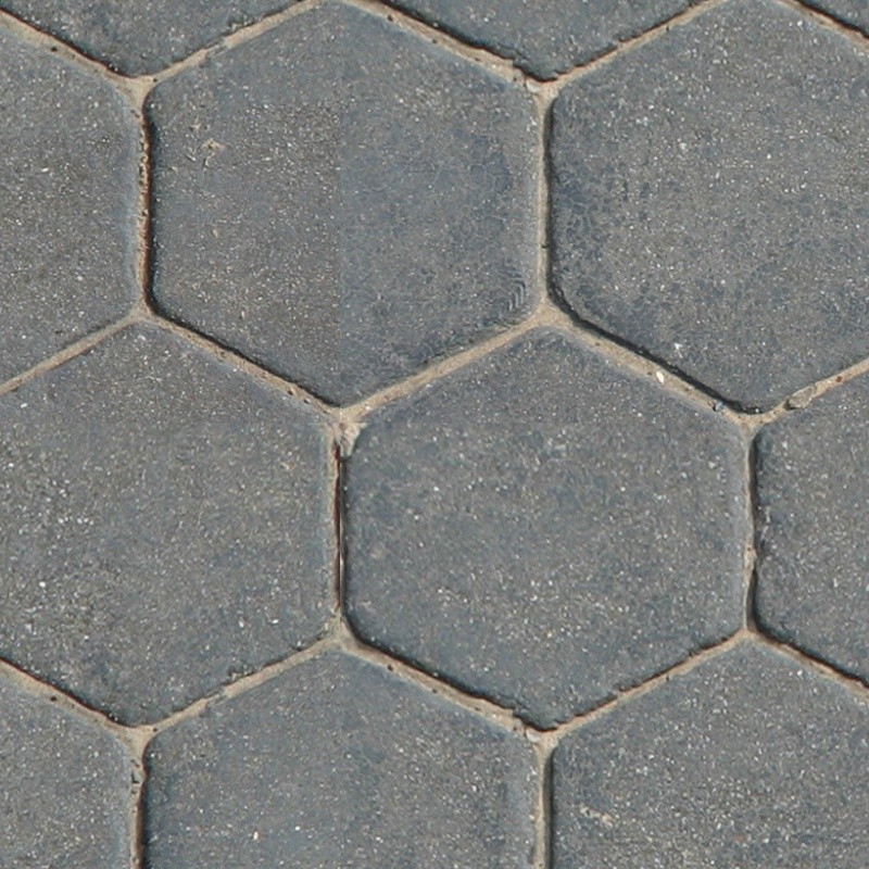 Textures   -   ARCHITECTURE   -   PAVING OUTDOOR   -   Hexagonal  - Stone paving outdoor hexagonal texture seamless 06008 - HR Full resolution preview demo