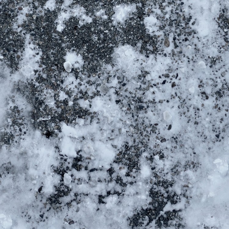 Textures   -   NATURE ELEMENTS   -   SNOW  - Asphalt snow texture seamless 12795 - HR Full resolution preview demo