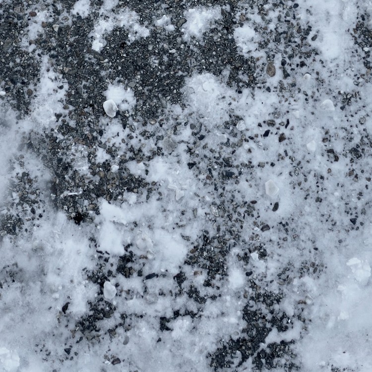 Asphalt Snow Texture Seamless