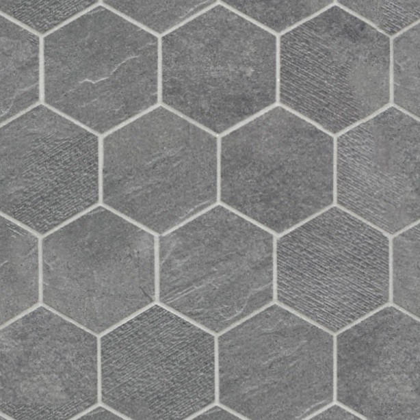 Textures   -   ARCHITECTURE   -   PAVING OUTDOOR   -   Hexagonal  - Stone paving outdoor hexagonal texture seamless 06010 - HR Full resolution preview demo