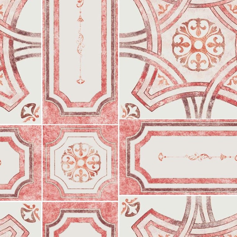 Textures   -   ARCHITECTURE   -   TILES INTERIOR   -   Ornate tiles   -   Geometric patterns  - Ceramic floor tile geometric patterns texture seamless 18888 - HR Full resolution preview demo