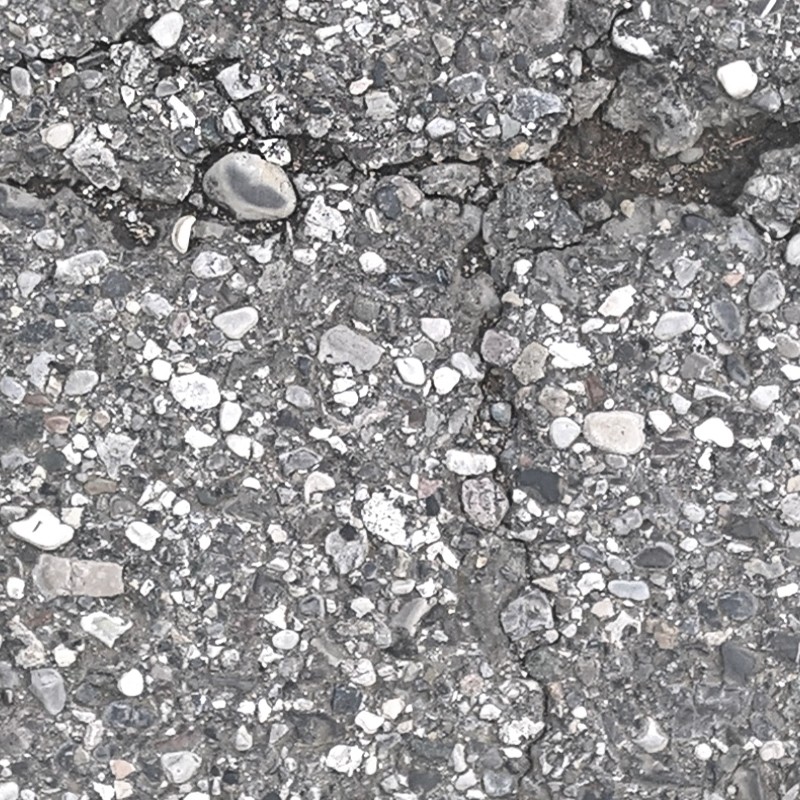 Textures   -   ARCHITECTURE   -   ROADS   -   Asphalt damaged  - Damaged asphalt texture seamless 17427 - HR Full resolution preview demo