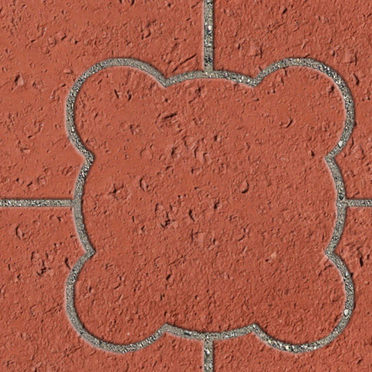 Textures   -   ARCHITECTURE   -   PAVING OUTDOOR   -   Terracotta   -   Blocks mixed  - Paving cotto mixed size texture seamless 06596 - HR Full resolution preview demo