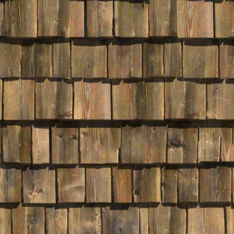 Textures   -   ARCHITECTURE   -   ROOFINGS   -   Shingles wood  - Wood shingle roof texture seamless 03807 - HR Full resolution preview demo
