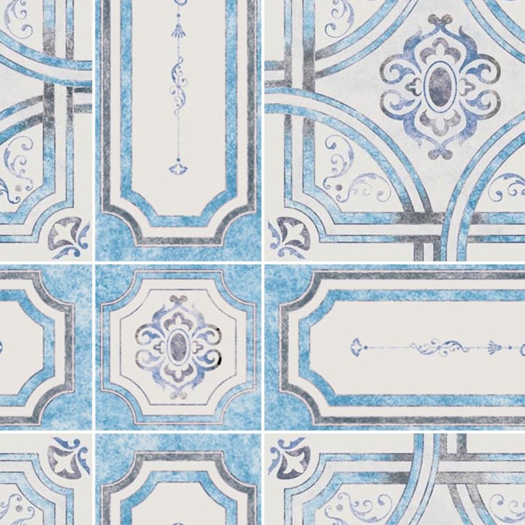 Textures   -   ARCHITECTURE   -   TILES INTERIOR   -   Ornate tiles   -   Geometric patterns  - Ceramic floor tile geometric patterns texture seamless 18889 - HR Full resolution preview demo
