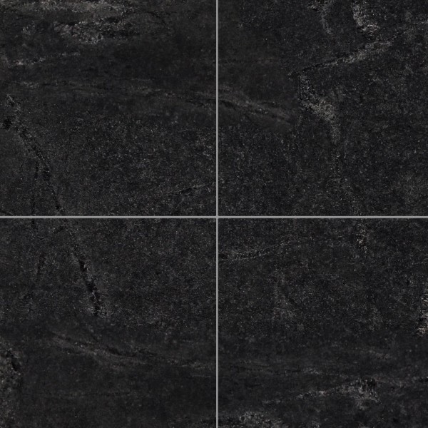 Textures   -   ARCHITECTURE   -   TILES INTERIOR   -   Marble tiles   -   Black  - Soapstone black marble tile texture seamless 14141 - HR Full resolution preview demo