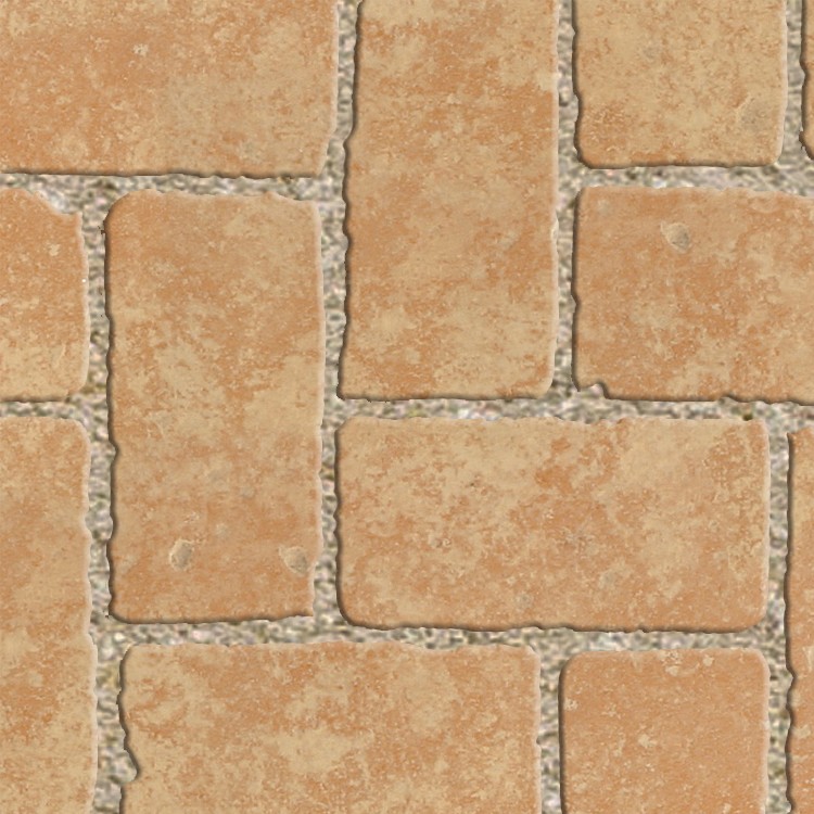 Textures   -   ARCHITECTURE   -   PAVING OUTDOOR   -   Terracotta   -   Herringbone  - Cotto paving herringbone outdoor texture seamless 06757 - HR Full resolution preview demo