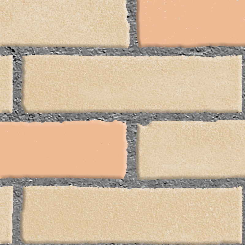 Textures   -   ARCHITECTURE   -   BRICKS   -   Facing Bricks   -   Smooth  - Facing smooth bricks texture seamles 00281 - HR Full resolution preview demo
