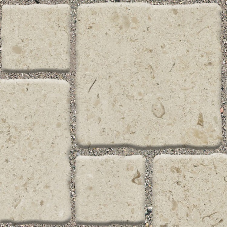 Pavers stone mixed size texture seamless 06119