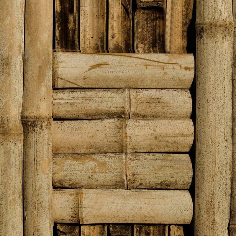 Textures   -   NATURE ELEMENTS   -   BAMBOO  - Old bamboo fence texture seamless 12298 - HR Full resolution preview demo