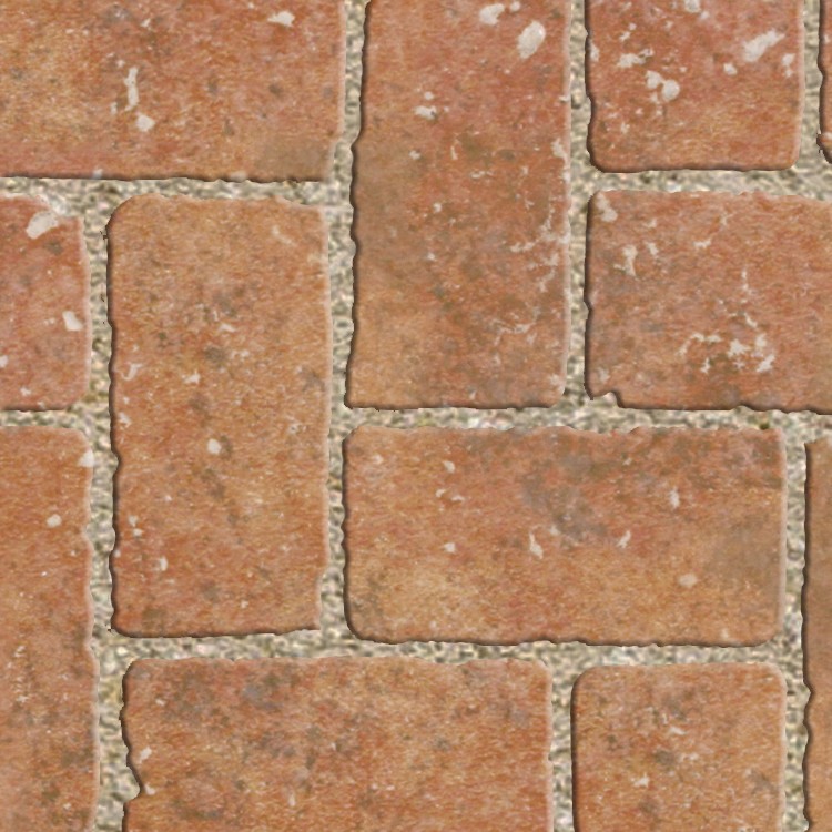 Textures   -   ARCHITECTURE   -   PAVING OUTDOOR   -   Terracotta   -   Herringbone  - Cotto paving herringbone outdoor texture seamless 06759 - HR Full resolution preview demo