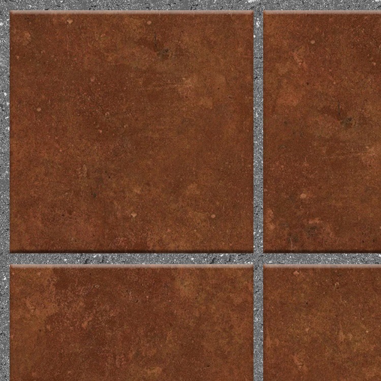 Textures   -   ARCHITECTURE   -   PAVING OUTDOOR   -   Terracotta   -   Blocks regular  - Cotto paving outdoor regular blocks texture seamless 06671 - HR Full resolution preview demo