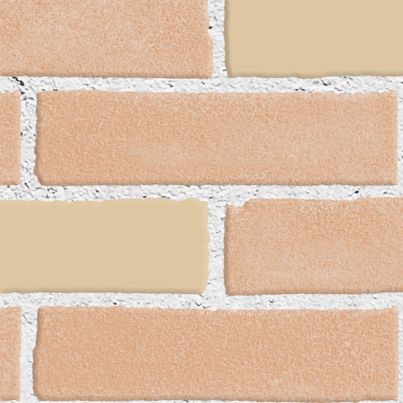 Textures   -   ARCHITECTURE   -   BRICKS   -   Facing Bricks   -   Smooth  - Facing smooth bricks texture seamless 00283 - HR Full resolution preview demo