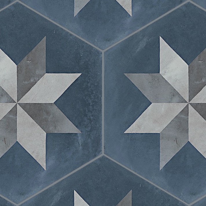 Textures   -   ARCHITECTURE   -   TILES INTERIOR   -   Hexagonal mixed  - Concrete hexagonal tile texture seamless 20292 - HR Full resolution preview demo