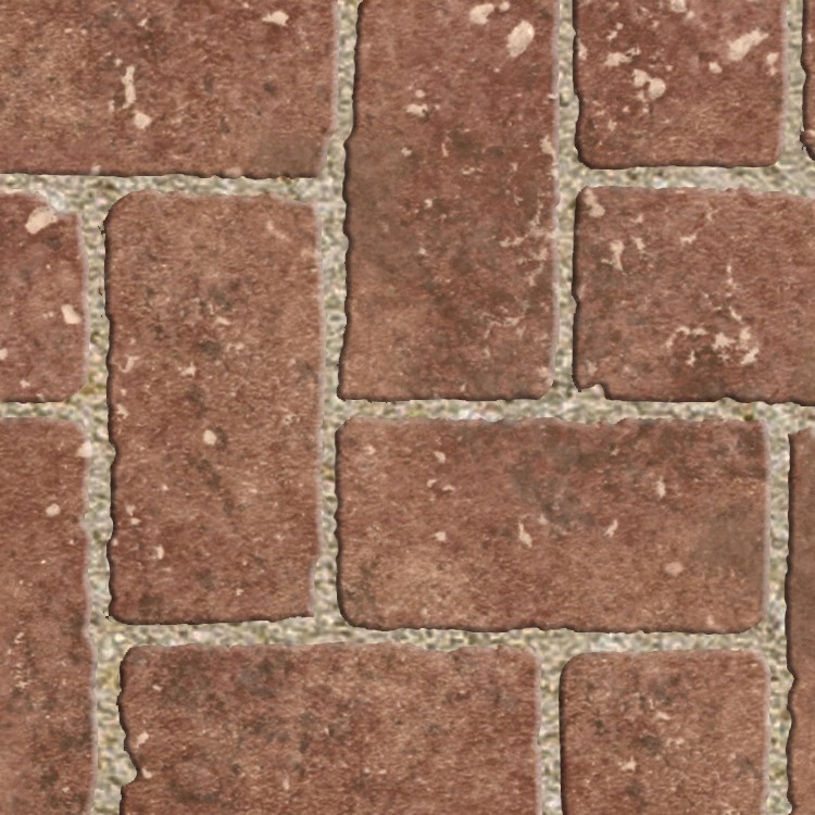 Textures   -   ARCHITECTURE   -   PAVING OUTDOOR   -   Terracotta   -   Herringbone  - Cotto paving herringbone outdoor texture seamless 06760 - HR Full resolution preview demo