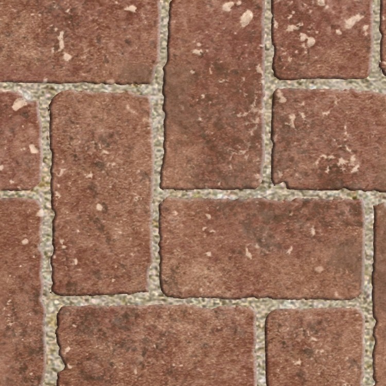 Textures   -   ARCHITECTURE   -   PAVING OUTDOOR   -   Terracotta   -   Herringbone  - Cotto paving herringbone outdoor texture seamless 06760 - HR Full resolution preview demo