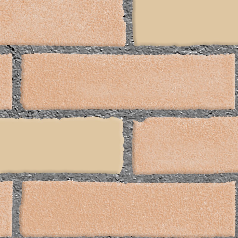 Textures   -   ARCHITECTURE   -   BRICKS   -   Facing Bricks   -   Smooth  - Facing smooth bricks texture seamless 00284 - HR Full resolution preview demo