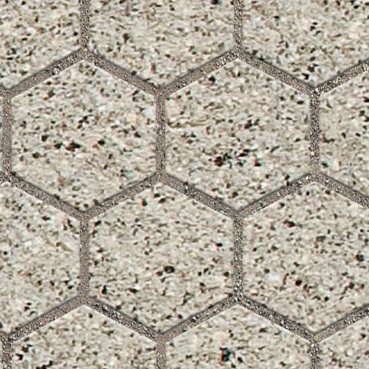 Textures   -   ARCHITECTURE   -   PAVING OUTDOOR   -   Hexagonal  - Stone paving outdoor hexagonal texture seamless 06017 - HR Full resolution preview demo
